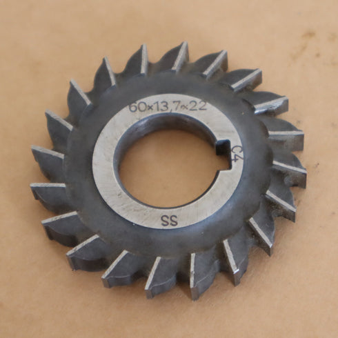 Three-Flute HSS Cutters DIN 885 60x13.7